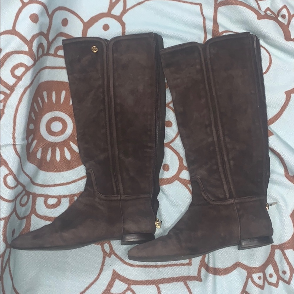 Tory Burch suede boots